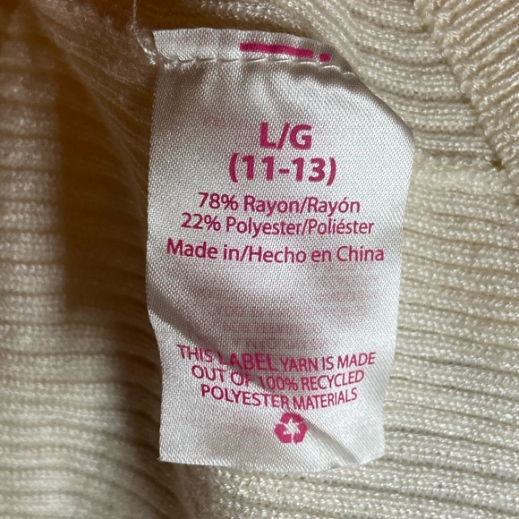 No Boundaries Women's Cardigan and Crop Top, 2-Piece Set Size Large - Picture 6 of 8